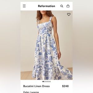 Reformation Bucatini Lucerne dress
